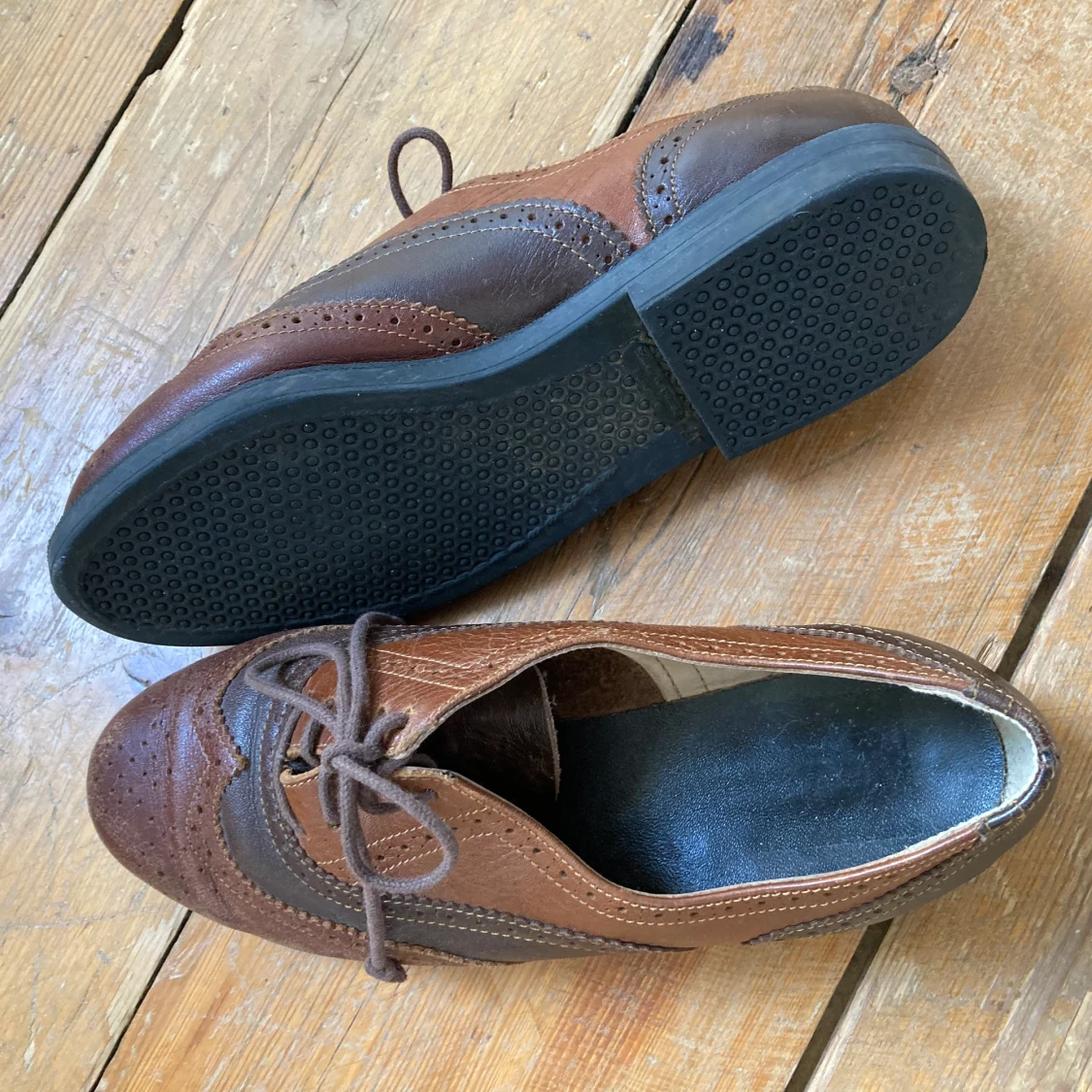 Vintage skor brogue - 91