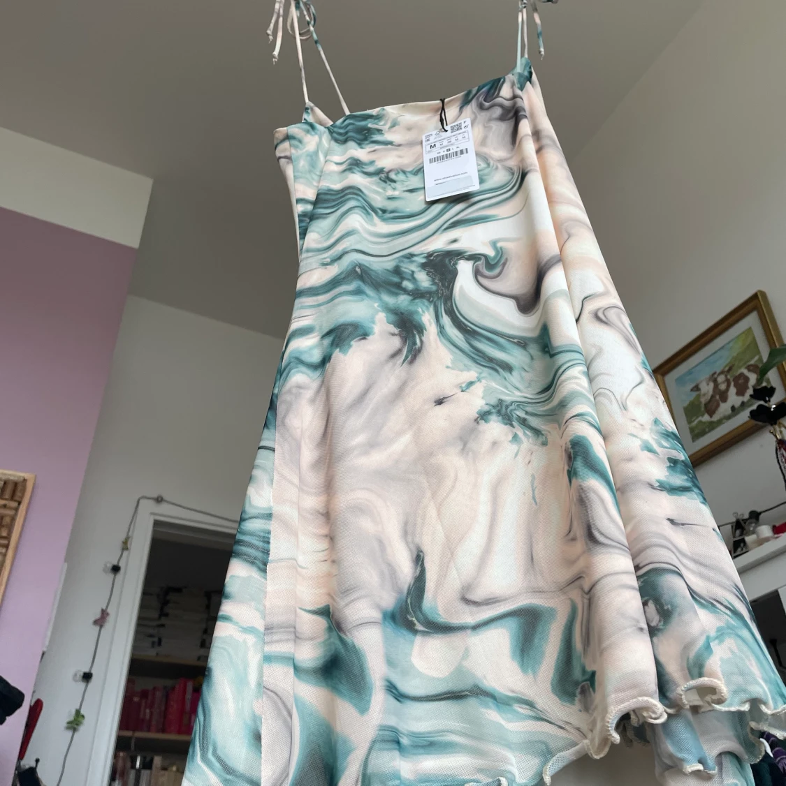 Superskön Mesch klänning - 90