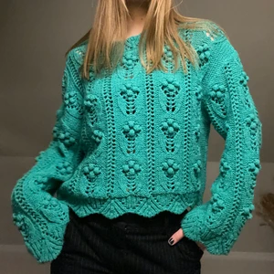 Grön stickad 💚💚 - Från zara, superfint skick 💚 köparen står för frakten 