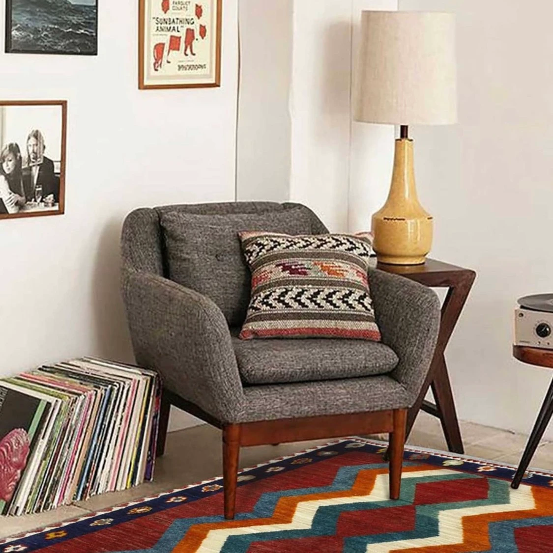 Persisk matta đŻ %ull, vĂ€rm och vĂ€xtfĂ€rgn