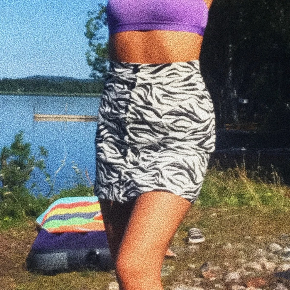 Zebramönstrad kjol!