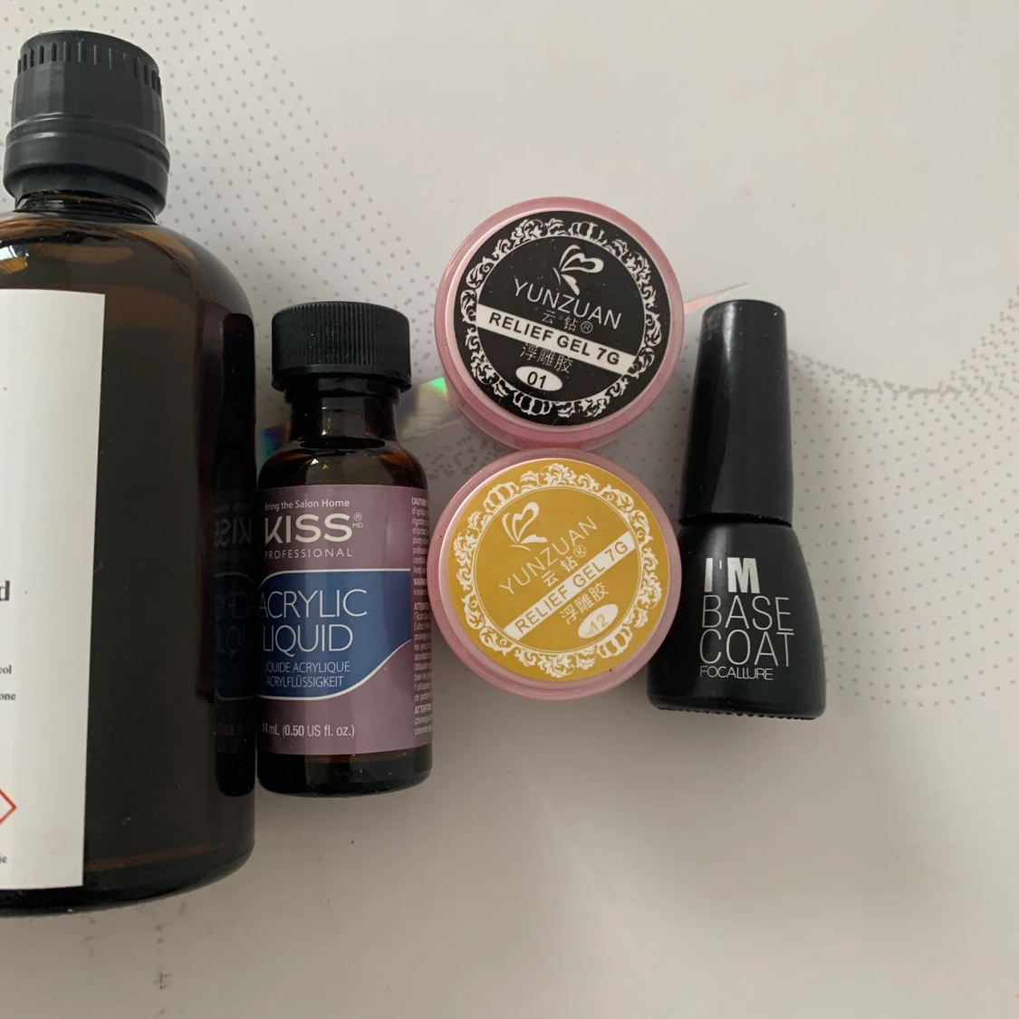 Vätska, aceton, akrylvätska gelé, basecote - 91