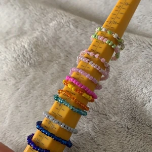 Handgjorda ringar del 2 - Fina handgjorda ringar! 1st för 10kr och 10st för 100kr!💗💗💗(skriv till mig om frågor gällande storlekar osv) 