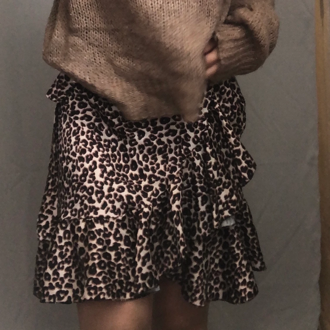 Leopard-mönstrad kjol - 90