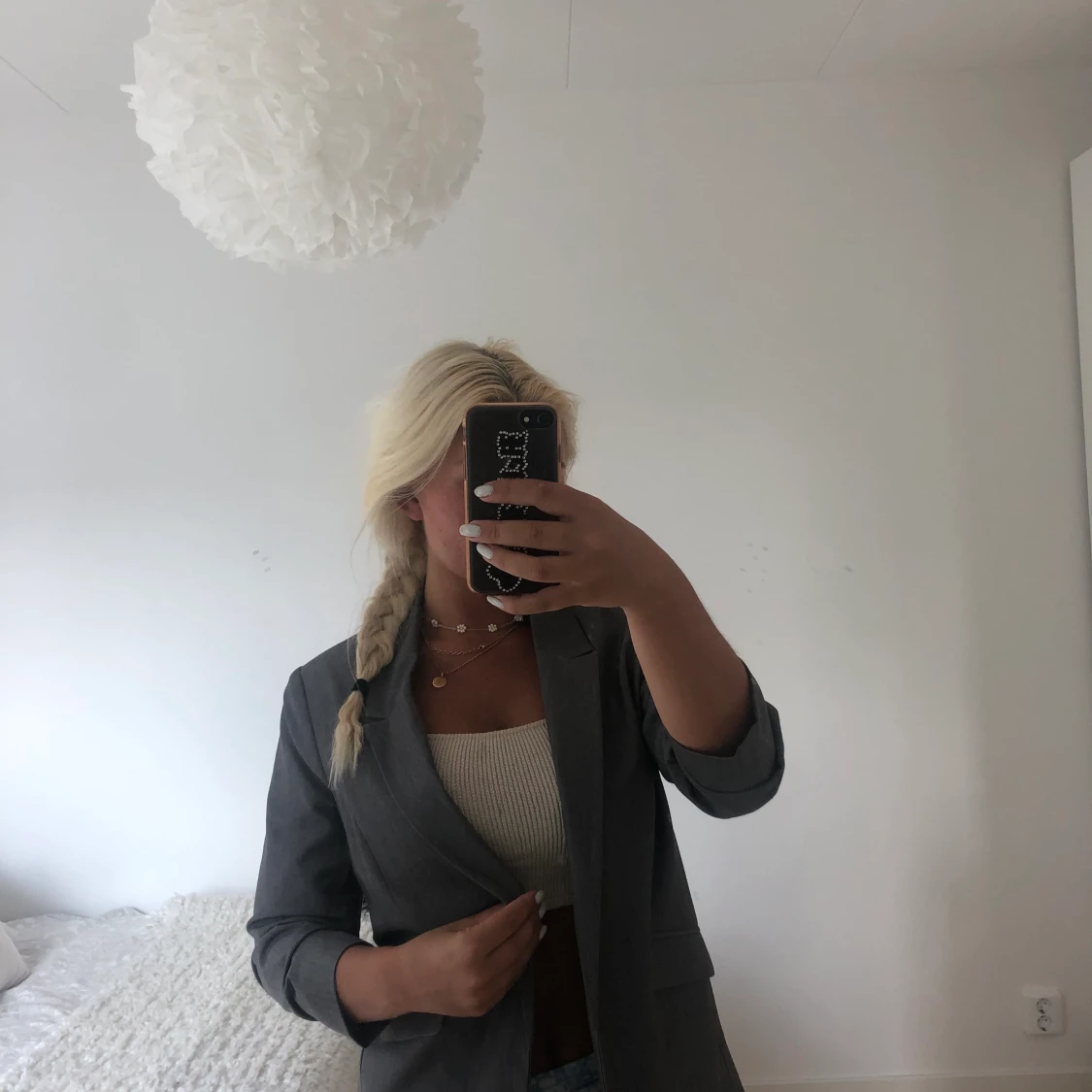 Mörkgrå blazer - 91