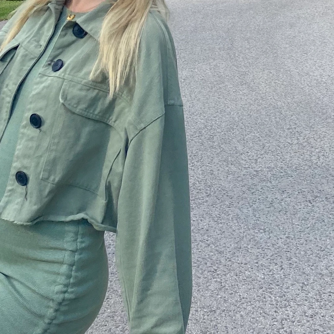 Grön jacka  - 90