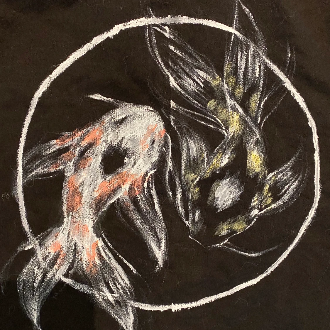 Självsådd hoodie med tryck - 91