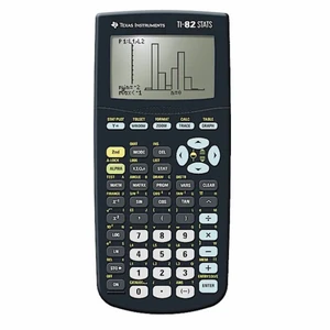 TI-82 Stats - En grafräknare som har använts i något år ( inom linjen natur, natur). Om du har några frågor eller vill ha fler bilder så är det bara att säga till. 