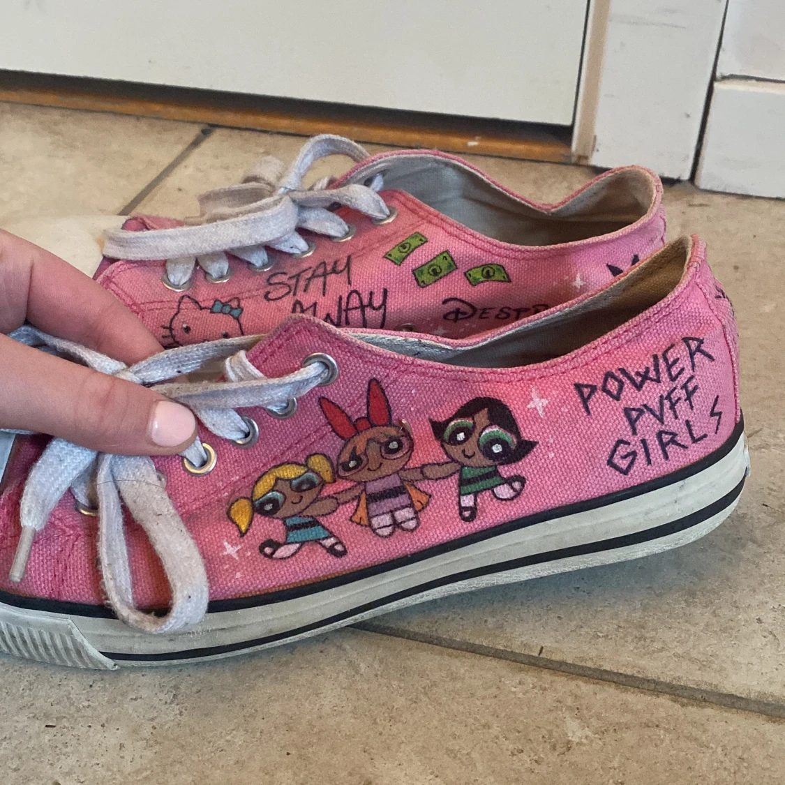 Handmålade sneakers  - 91