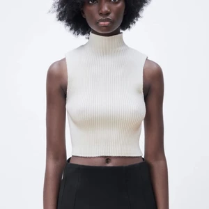 ❤️Zara topp❤️ - Intressekoll på denna fina topp från zara, fast i svart. Helt oanvänd. Den är ribbstickad med lite högre krage🤩 Buda i kommentarerna!💖Skriv privat för mer bilder. 