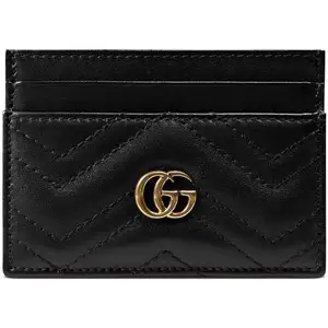 Gucci inspired card holders, closest to the original. In black and red. 