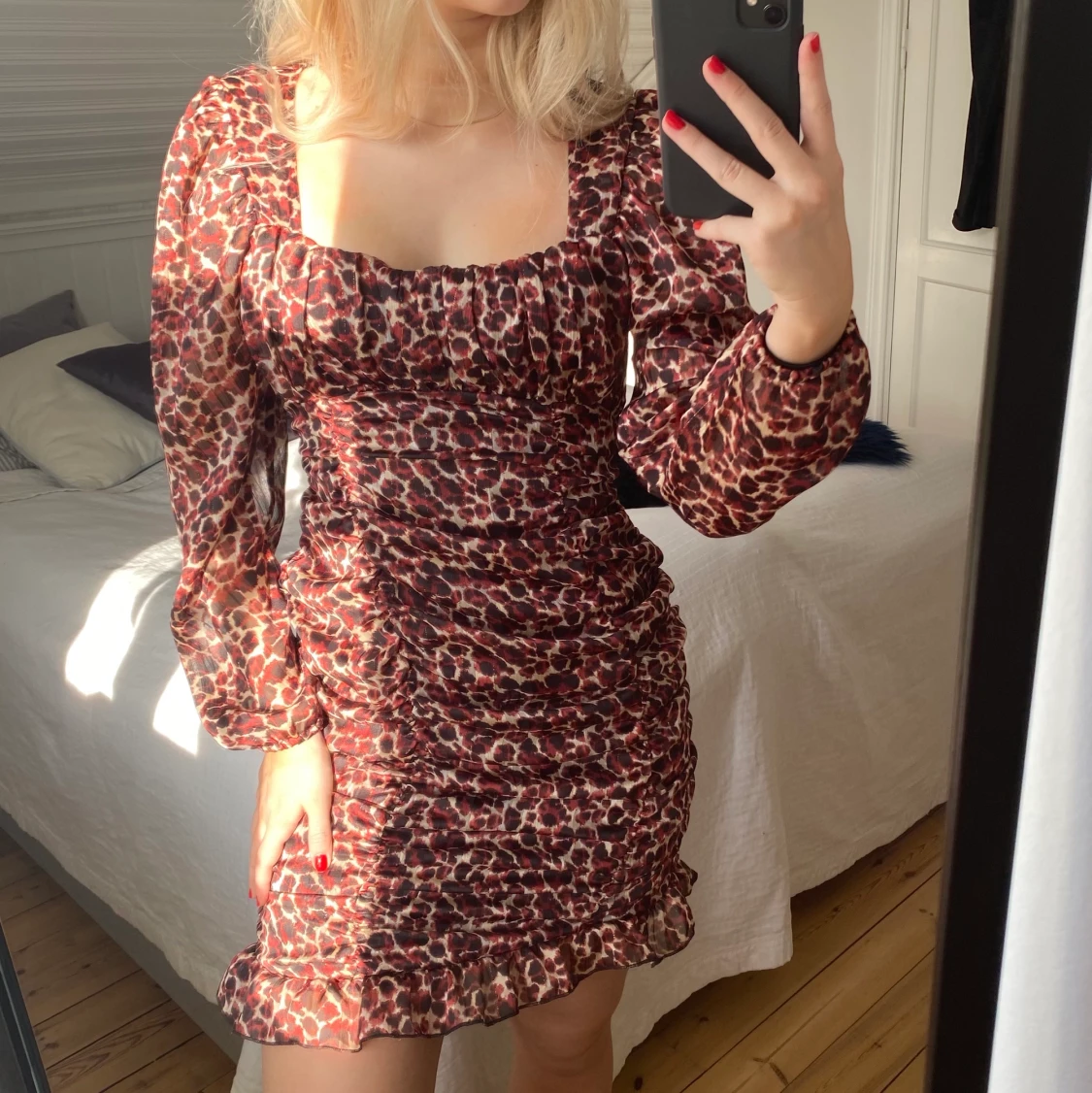 Leopard klänning