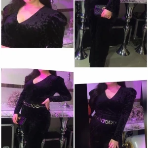 Jampsuit  - En svart fin Jampsuit som passar till fester till dig som gillar klassiska stylar. Super fin och bekväm till dig som gillar att vara super fixad på den enkla sätten😉😍 lite lång så den behövs höga 👠 