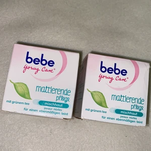 Ansiktskräm  - Bebe young Care med japanskt grönt te och mineraler återfuktar huden i 24 timmar och ger dig vacker, naturlig och mjuk hud. Den är dermatologiskt testad       Användning: efter rengöring.                                               25 kr styck, bara 1 kvar!