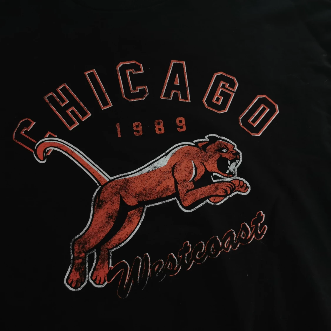 Sweatshirt med coolt tryck  - 90