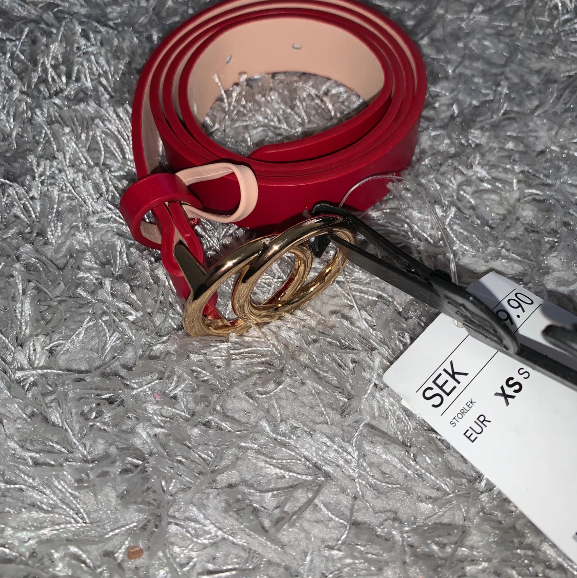 Nytt rött skärp, stk XS