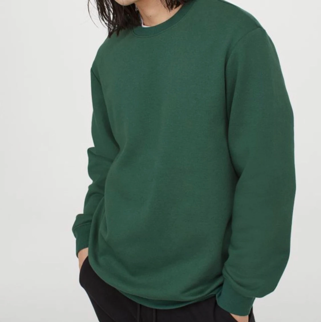 Grön sweatshirt - 90