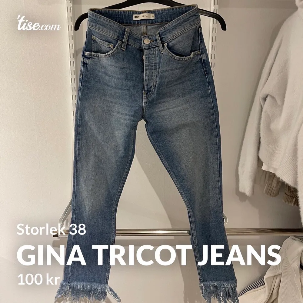 Jeans från Gina tricot, knappt använda. Storlek 38. Jeans & Byxor.