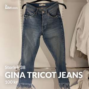 Jeans från Gina tricot, knappt använda. Storlek 38