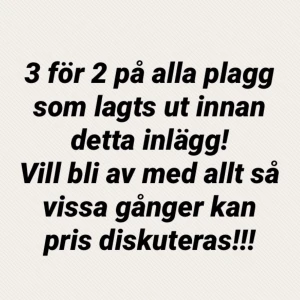 Utförsäljning  - Skriv om du har frågor