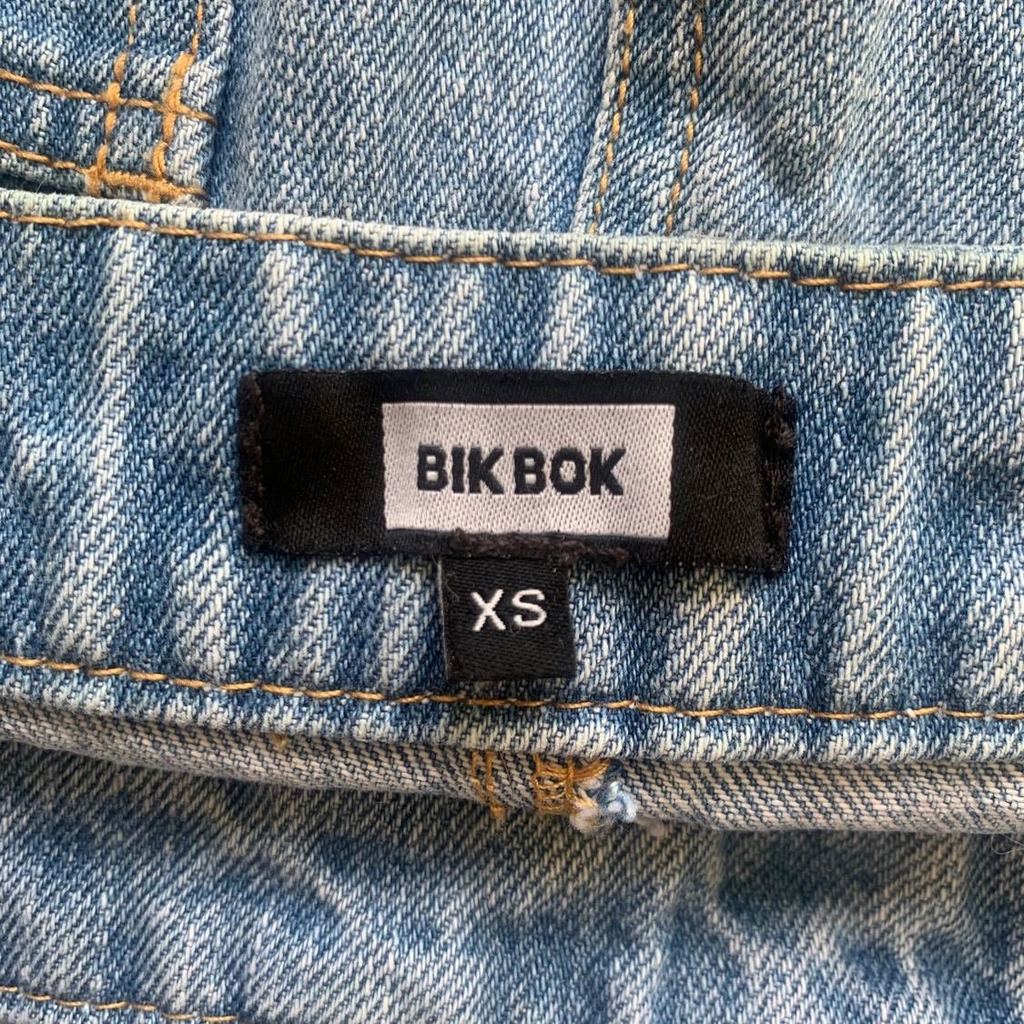 Hängselklänning denim - 91