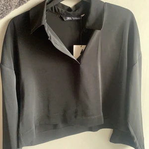 Skjortblus! - Så fin skjortblus från zara! Med ett fint blankt material! Helt ny aldrig använd inte ens provad! Storlek xs! 