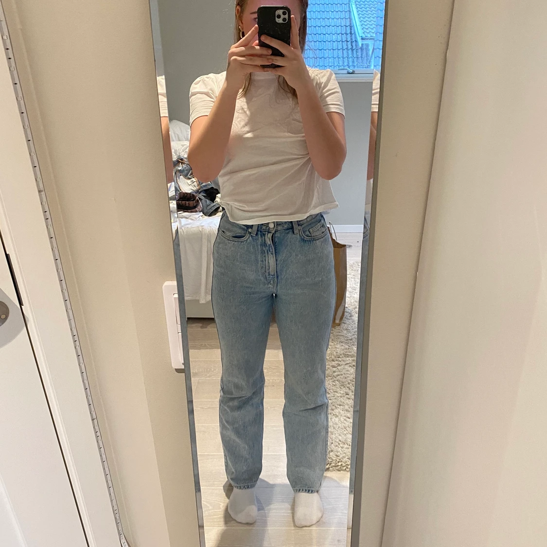 Blå weekday jeans