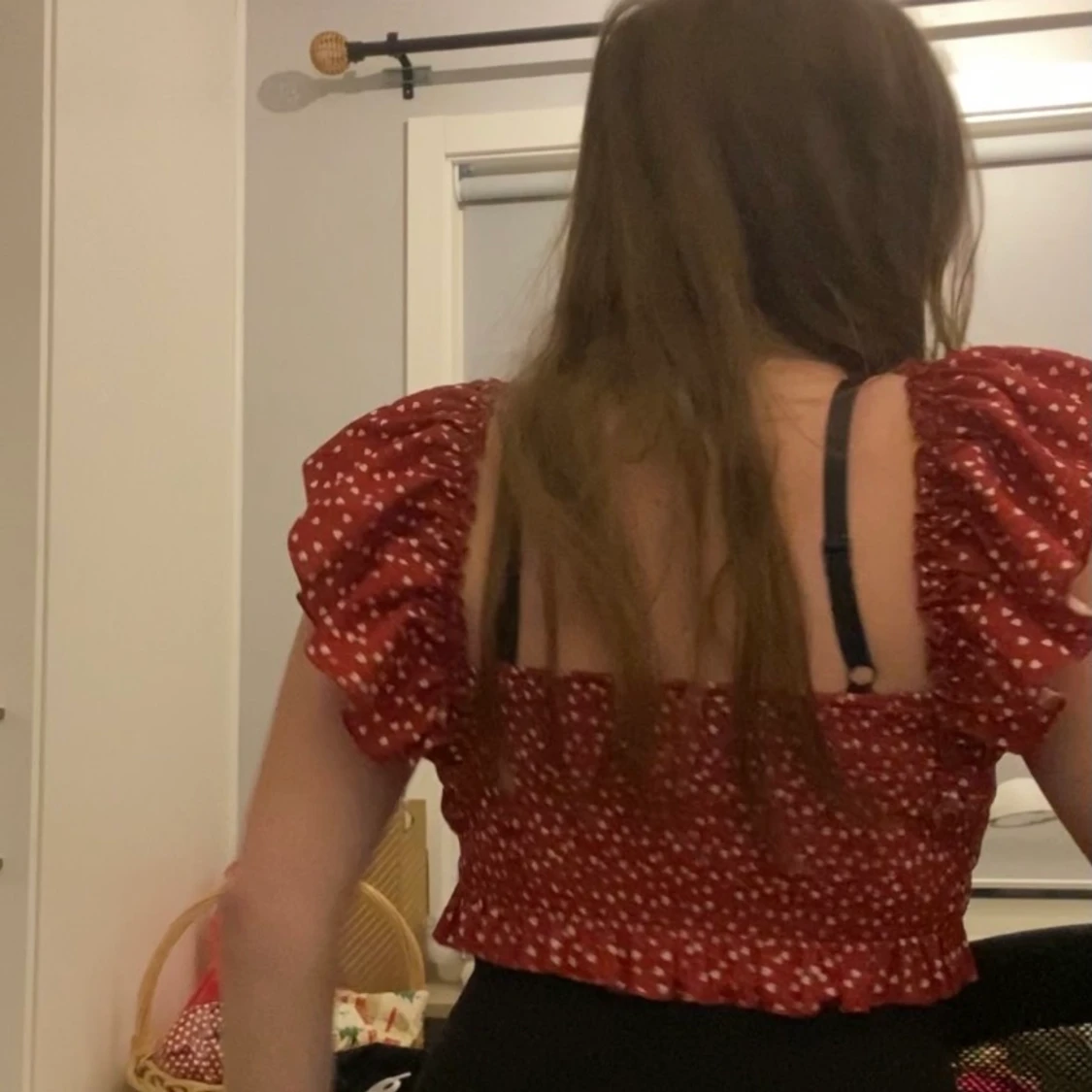 Rött gulligt linne - 90