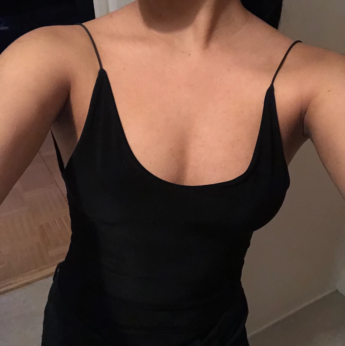 Bikini material body med öppen rygg