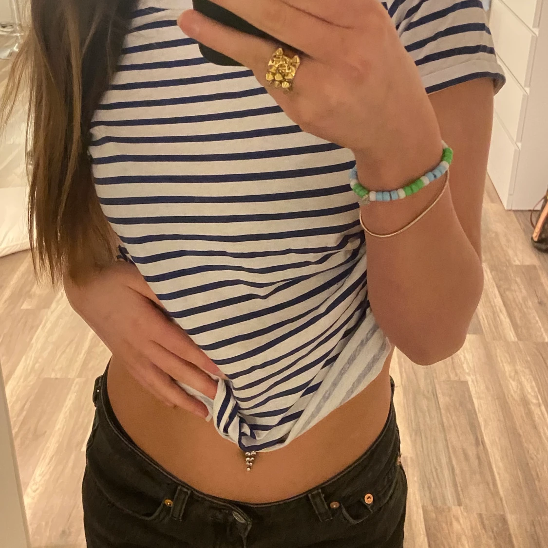 Randig T-shirt  - 90