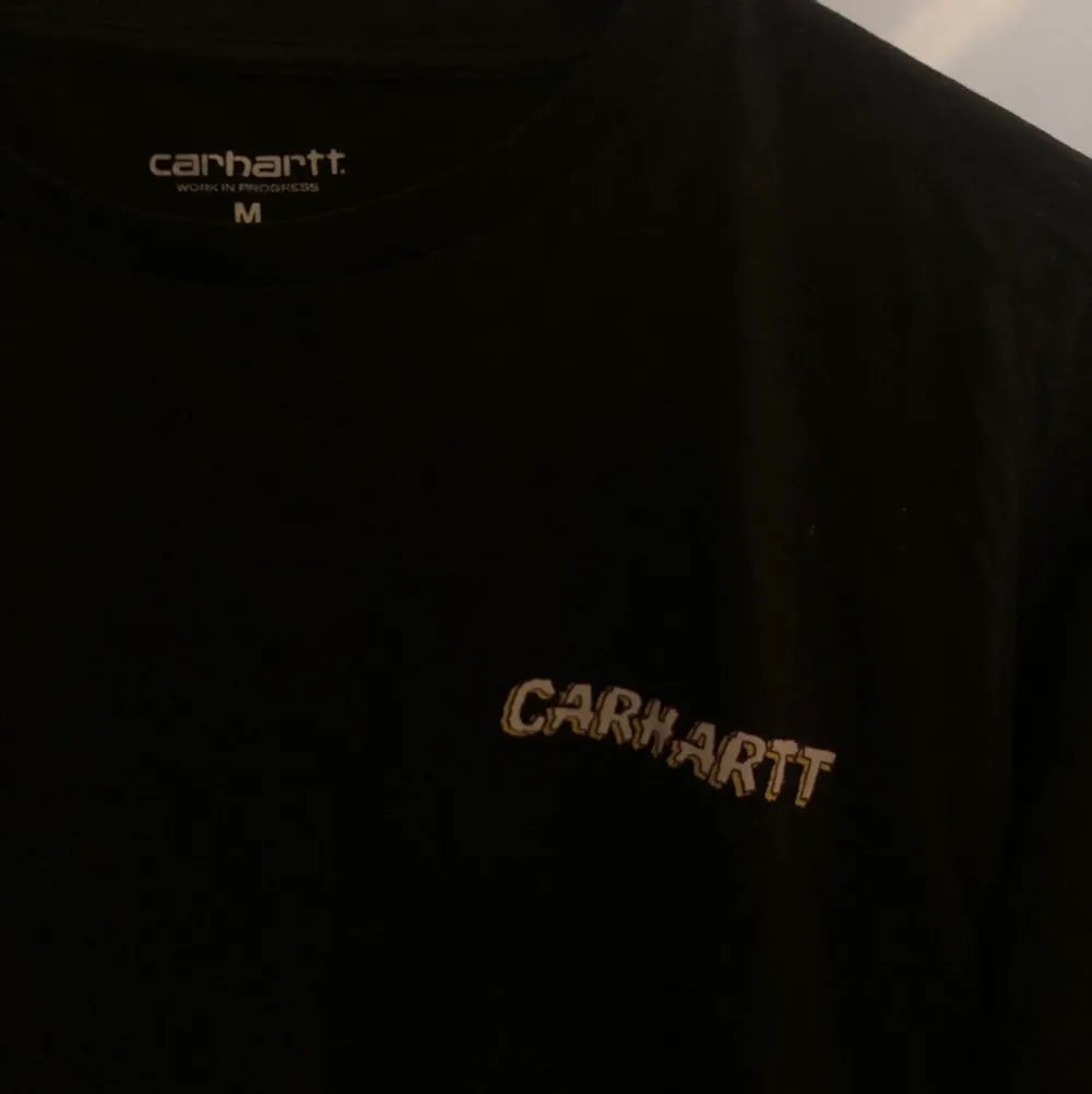 Supersnygg t-shirt från carhartt med tryck på ryggen. Stl. M  Knappt använd - därav som nyskick.. T-shirts.
