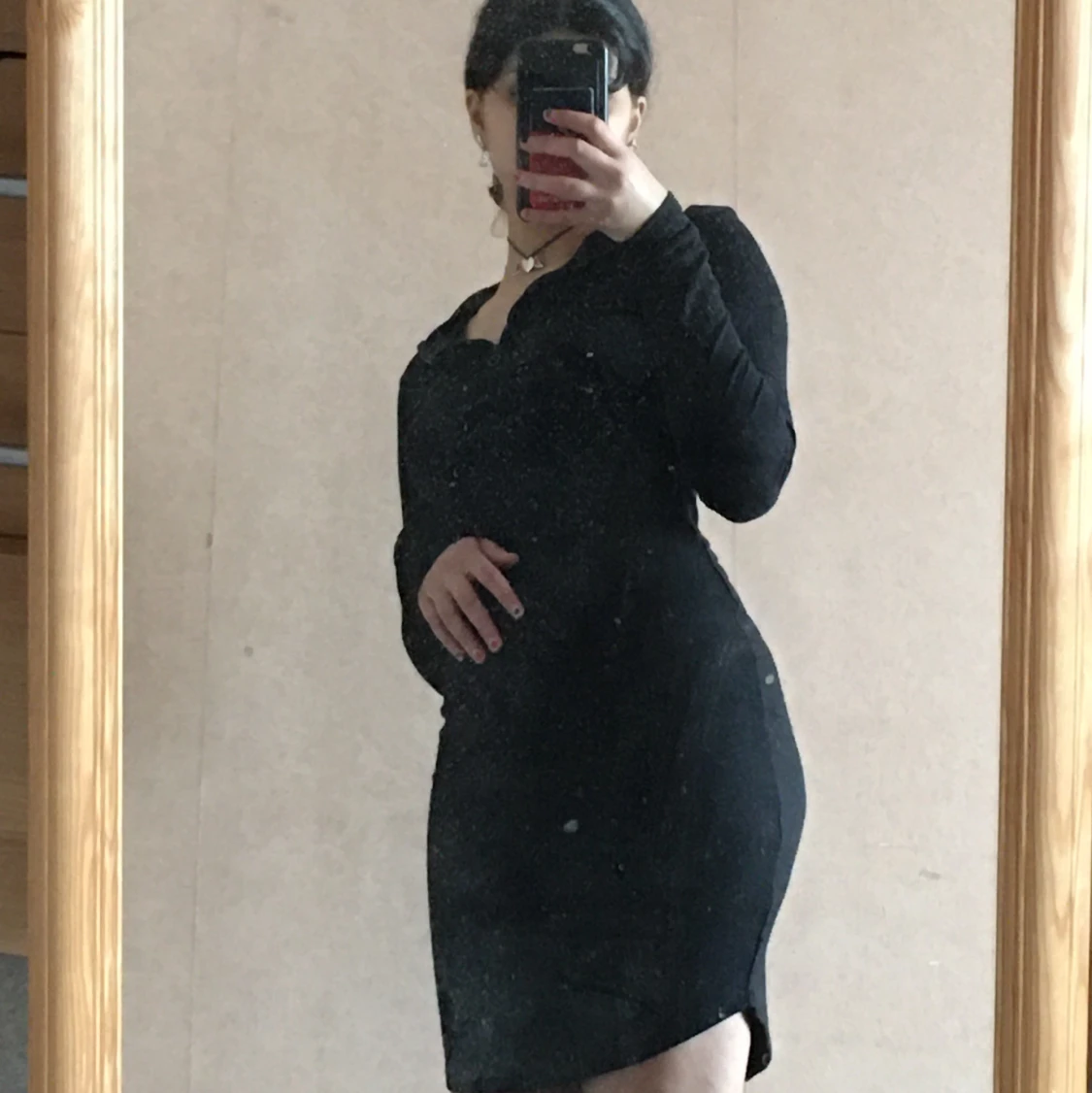 Festlig svart klänning