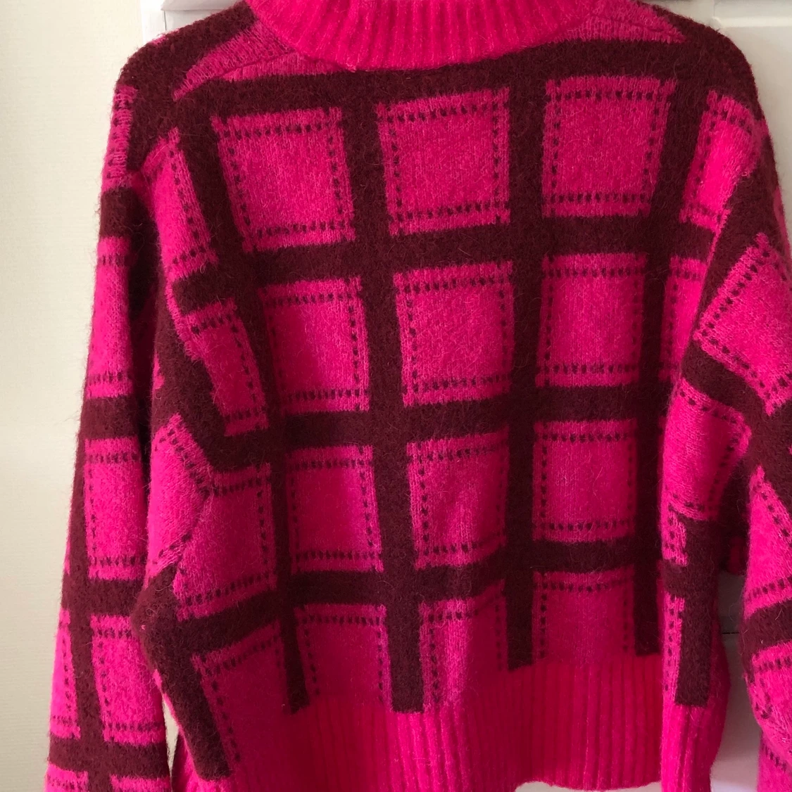 Mönstrad Stickad tröja Monki L  - 91