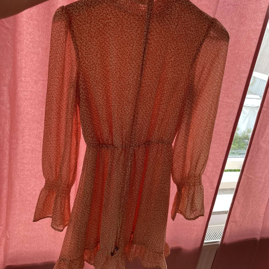 Orange klänning  - 91