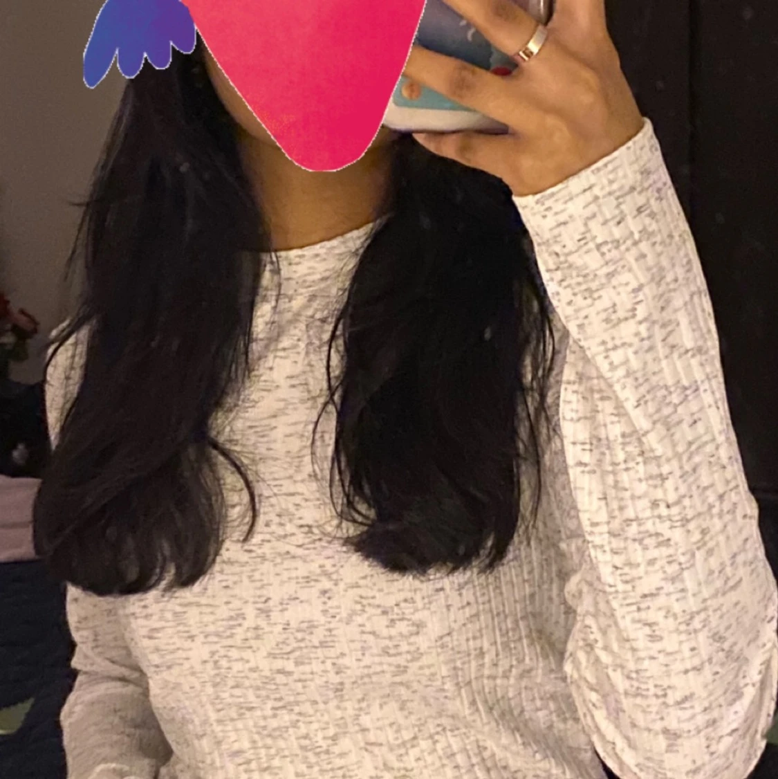 Långärmad bikbok tröja 