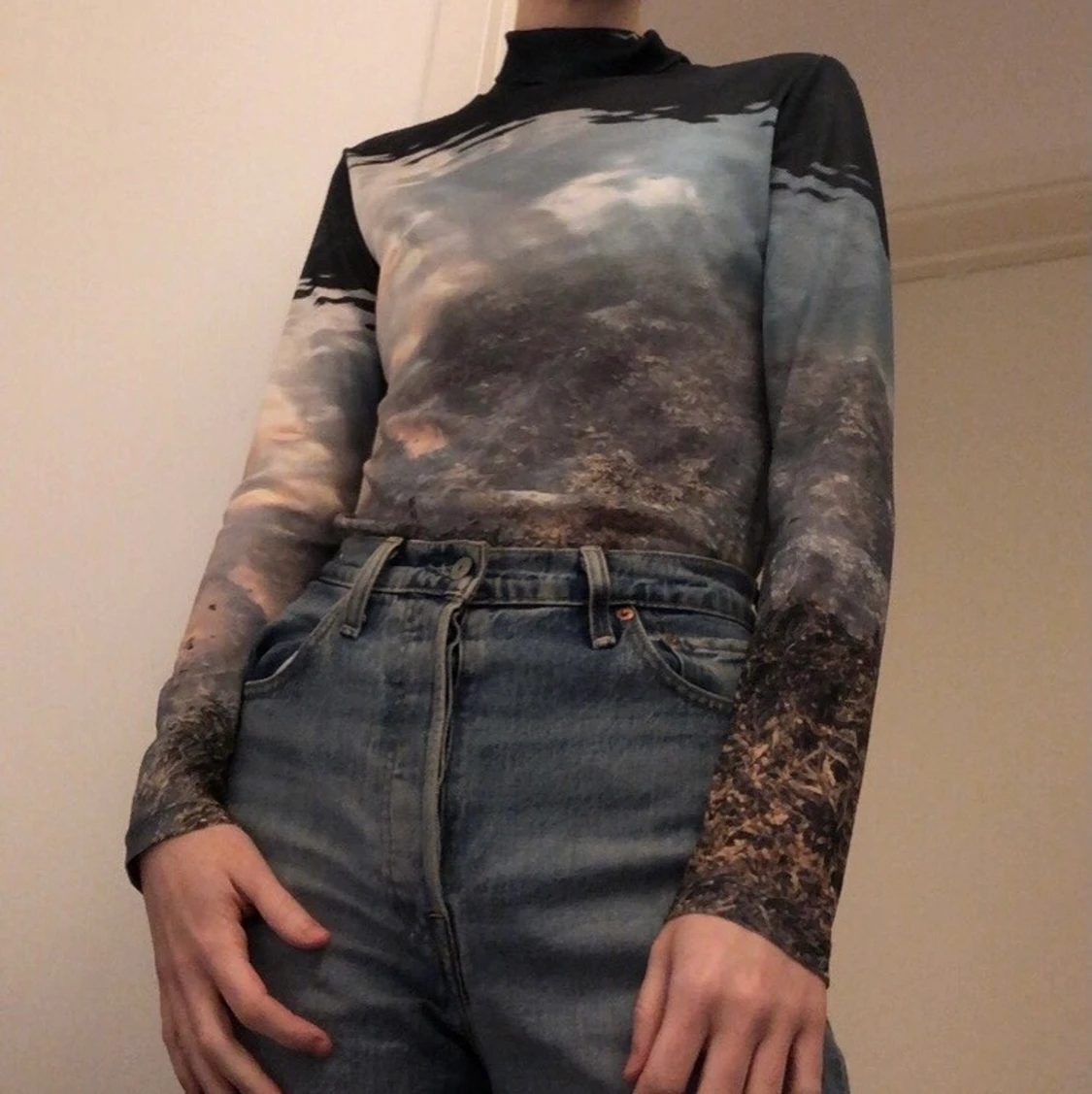 Färgglad polotröja  - 90