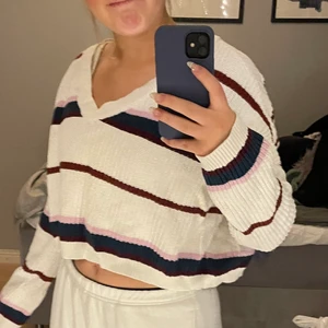 Stickad tröja - Jättefin stickad tröja strl S