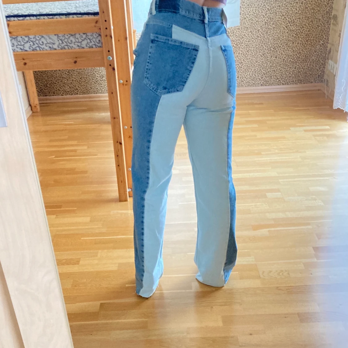 Tvåfärgade jeans - 90