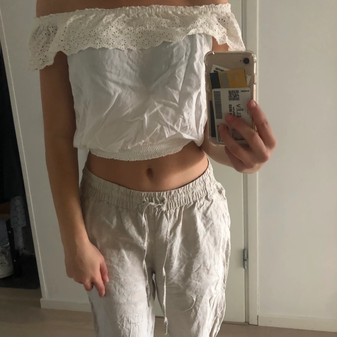 Offshoulder topp