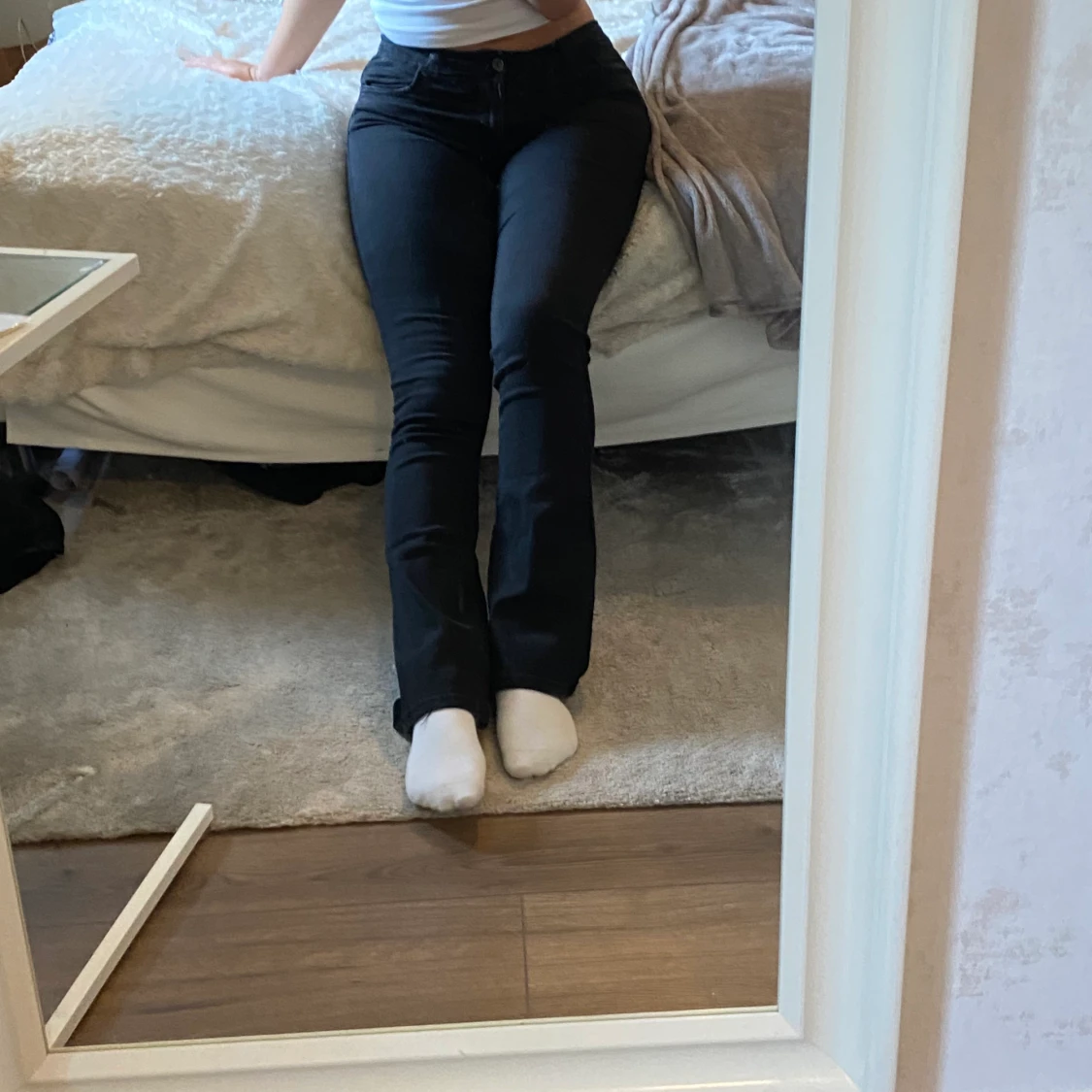 Bootcut midwaiste jeans