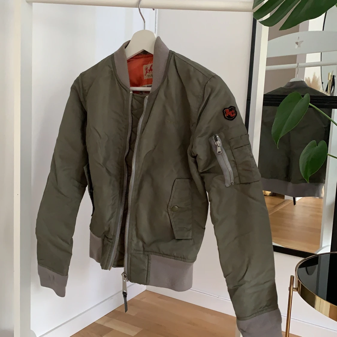 Grön Bombarjacka - 90