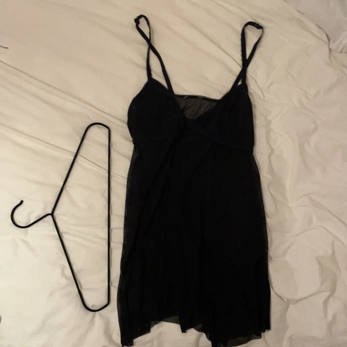 Genomskinlig skön meshtopp - 91