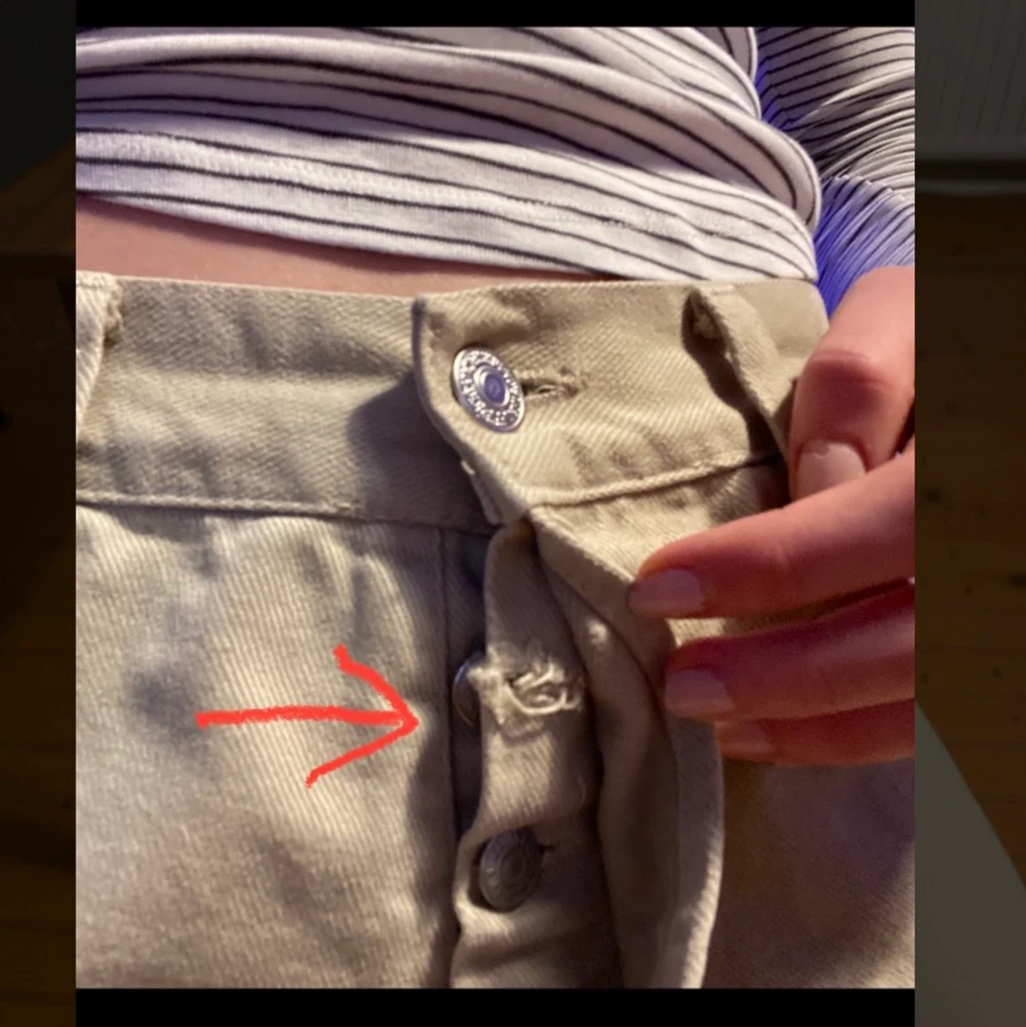 levis beige jeans!!  - 91