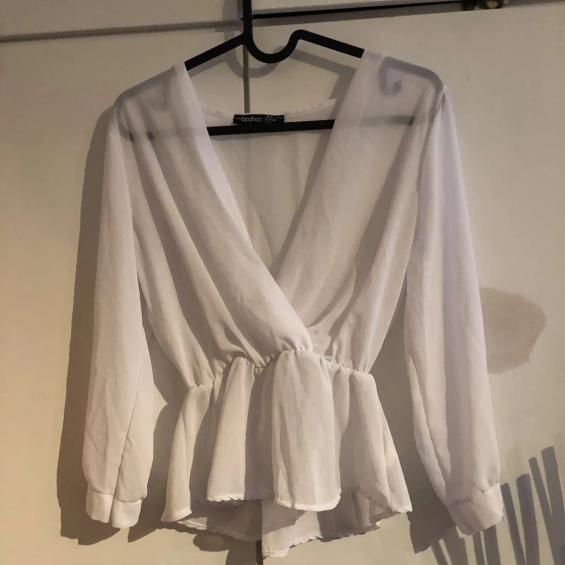 Boohoo vit blus - 90