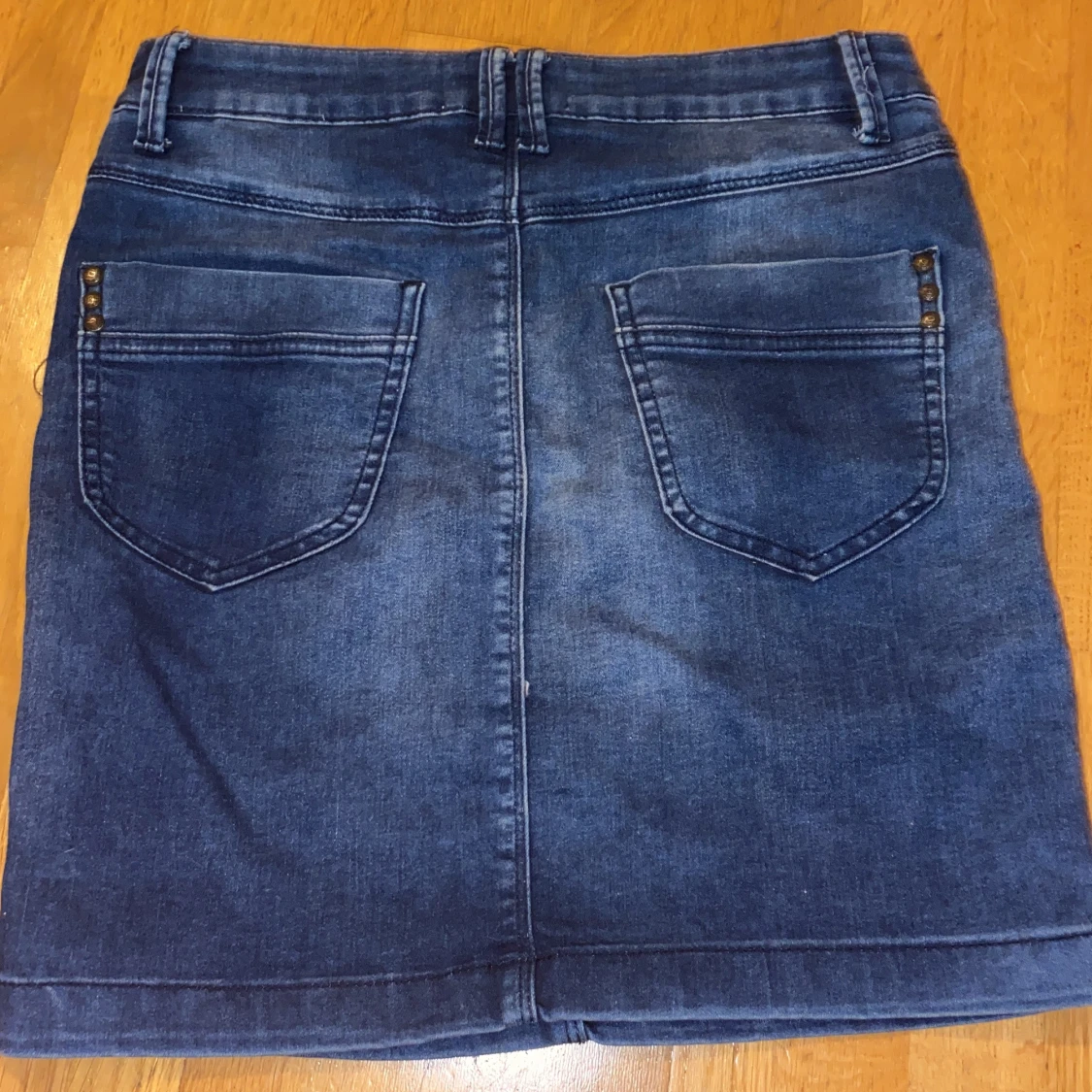 Mörkblå jeans kjol - 90