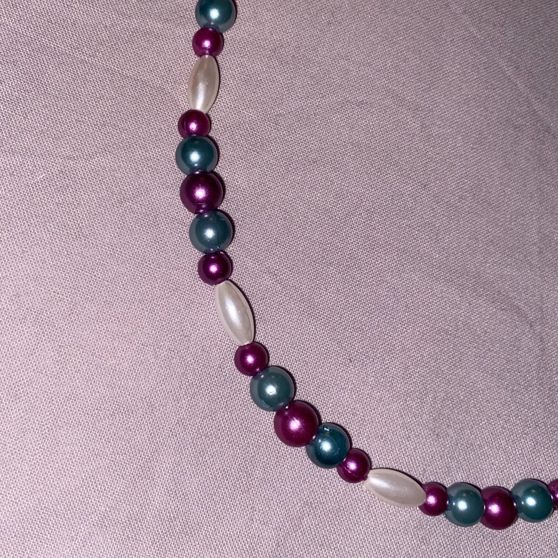Egengjort pärlhalsband  - 91