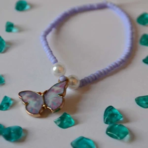 Armband-Bracelet  - Handgjort armband med berlock 