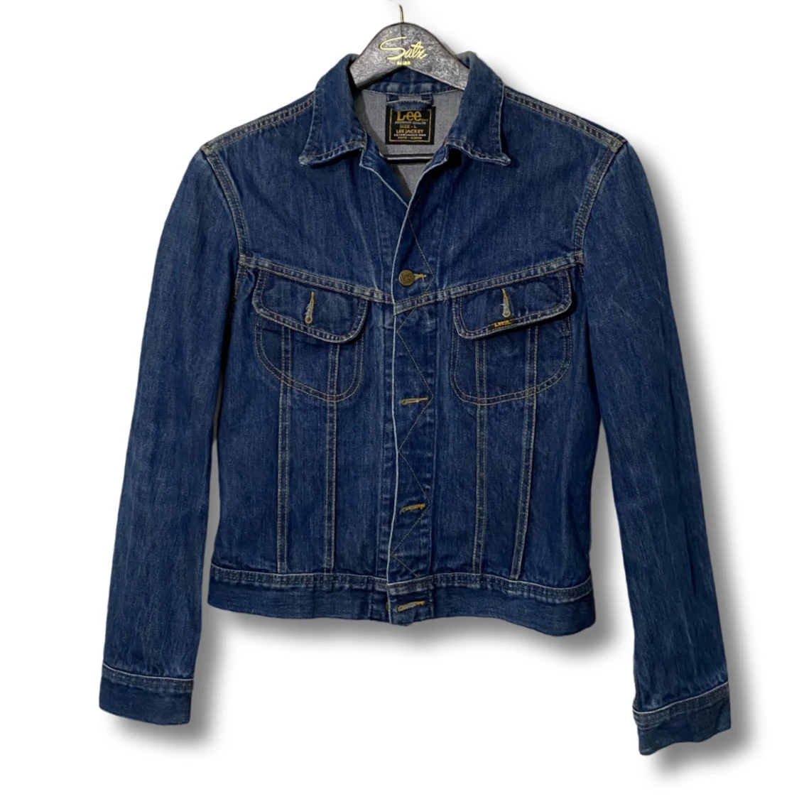 vintage lee denim-jacka (dam)