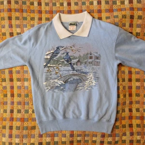Sweater tröja fågel rugby shirt typ - Vintage Tröja med coolt motiv