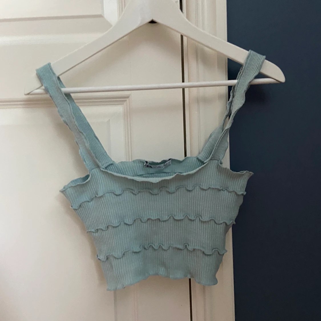 Ljusblå Zara topp  - 90